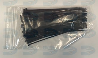 Cable tie 165x2.5mm UV BK